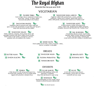 Royal Afghan menu 2