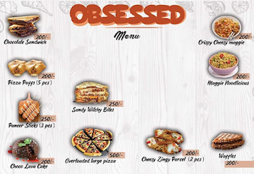 HAO! Hungry Addicted Obsessed menu 