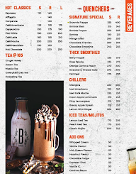 Barista Coffee menu 1