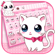 Cute Kawaii Cat Theme Keyboard  Icon
