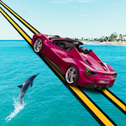 99% Sky Car Racing - Impossible Track Drive Stunt  Icon