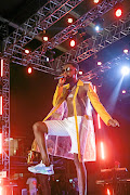 Patoranking performing at the Gidi Fest in Lagos, Nigeria.