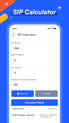 Screenshot EMI Calculator