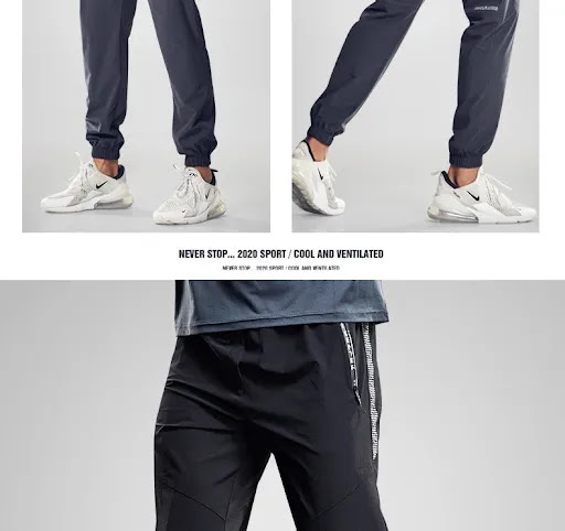 Title 10, Quick Drying Mens Sports Pants Thin Loose Legg...