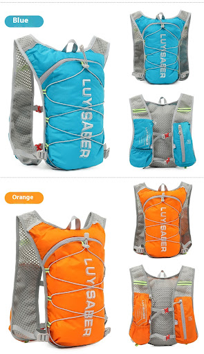 Title 4, Multifunctional Nylon Running Backpack Safety R...