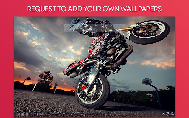 Motorcycle Wallpaper HD Custom New Tab
