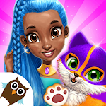 Cover Image of Unduh Power Girls Super City - Salon & Hewan Peliharaan Superhero 4.0.37 APK