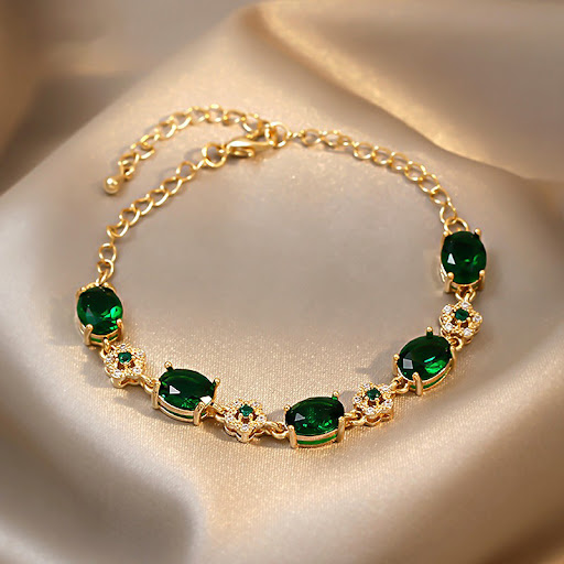 Title 2, Zircon Exquisite Bracelet Net Red Temperament D...