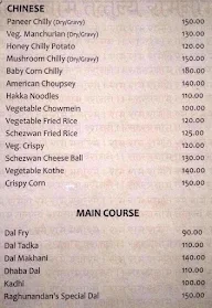 Raghunandan Restaurant menu 7