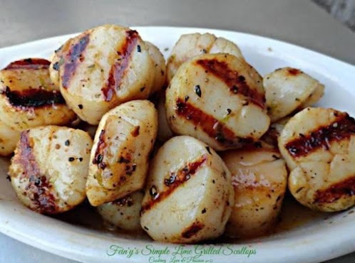 Click Here for Recipe: Feiny's Simple Lime Grilled Scallops