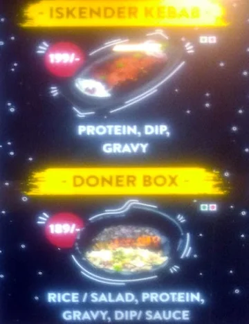 Donerji menu 