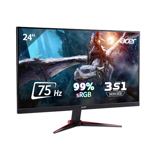 Màn Hình Acer Nitro 23.8" VG240Y (1920x1080/IPS/75Hz/1ms/FreeSync)