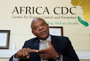 John Nkengasong, Africa's director of the Centre for Disease Control (CDC), speaks during an interview at the AU headquarters in Addis Ababa, Ethiopia, on March 11 2020. Nkengasong on Thursday rejected Tanzanian President John Magufuli's assertion that  the imported test kits were faulty.