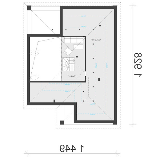 UA245 - Rzut poddasza