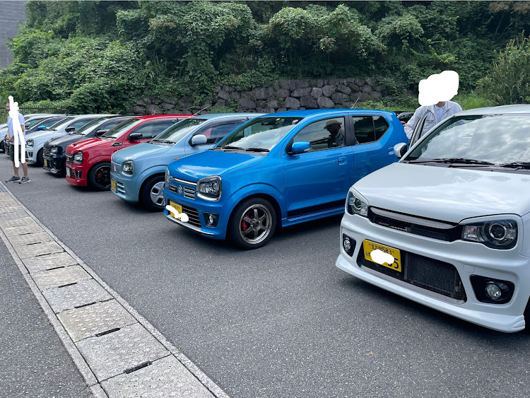 アルトワークスの想夫恋日田本店・焼きそば・大山ダム進撃の巨人・鯛生金山・九州アルトオーナーズクラブに関するカスタム事例の投稿画像7枚目