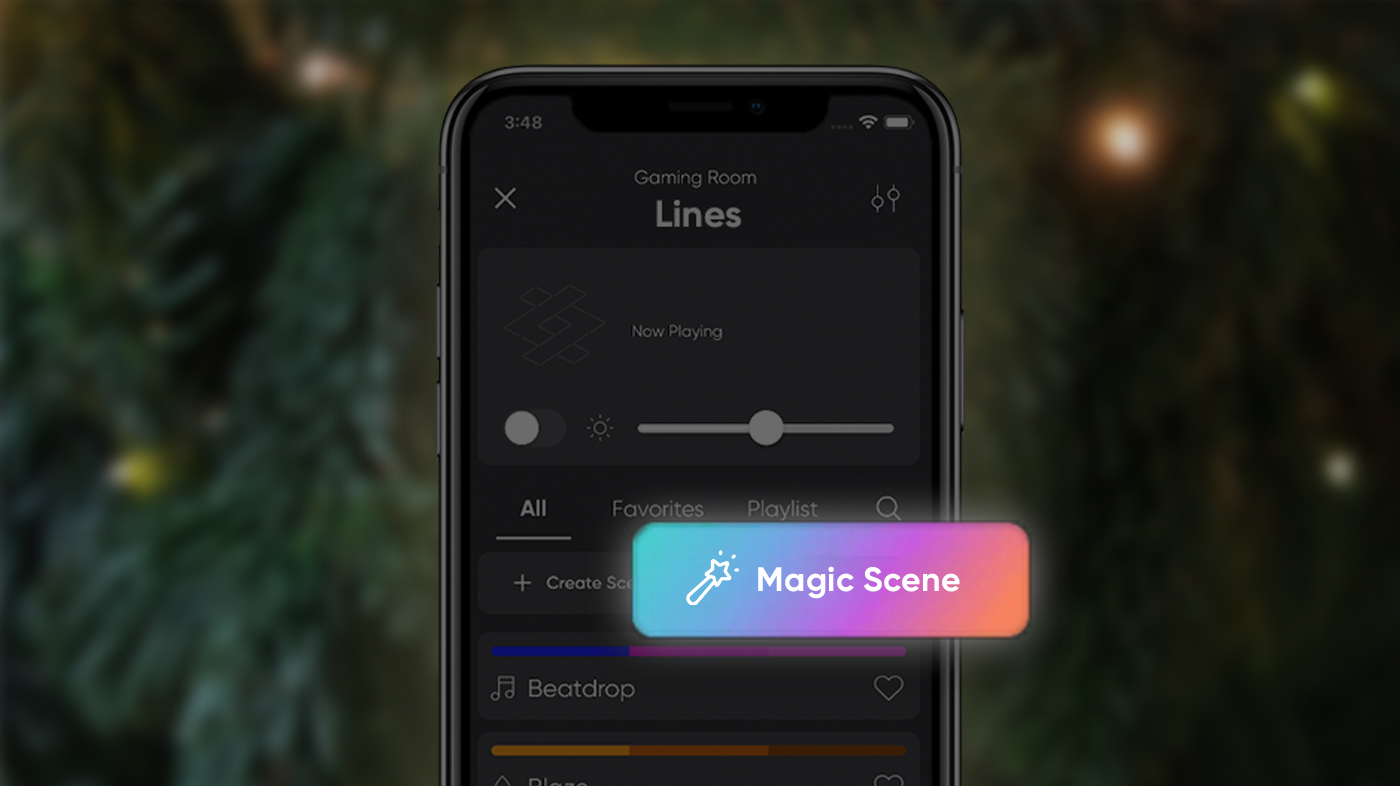 Create Your Own Holiday Magic with Nanoleaf\'s Magic Scenes