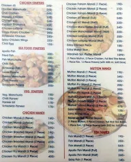 Maraheb Arabian Restaurant menu 1