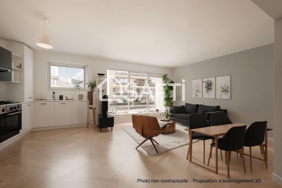 Vente appartement 3 pièces 62 m² à Boulogne-Billancourt (92100), 550 000 €