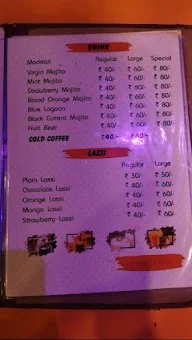 Mishra's Cafe menu 1