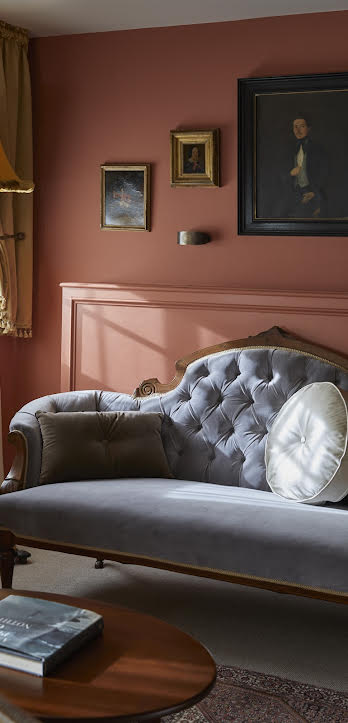 Henrys Townhouse lavender sofa