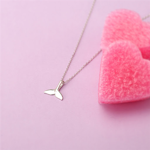 Title 6, Sterling Silver Fishtail Necklace