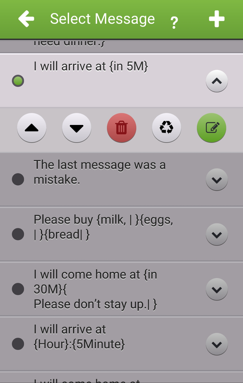 Slide SMS2 Screen 2