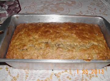 Banana / Oatmeal Bread