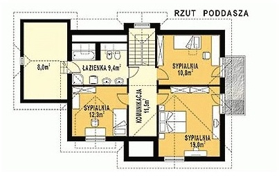 WB-3948 - Rzut poddasza