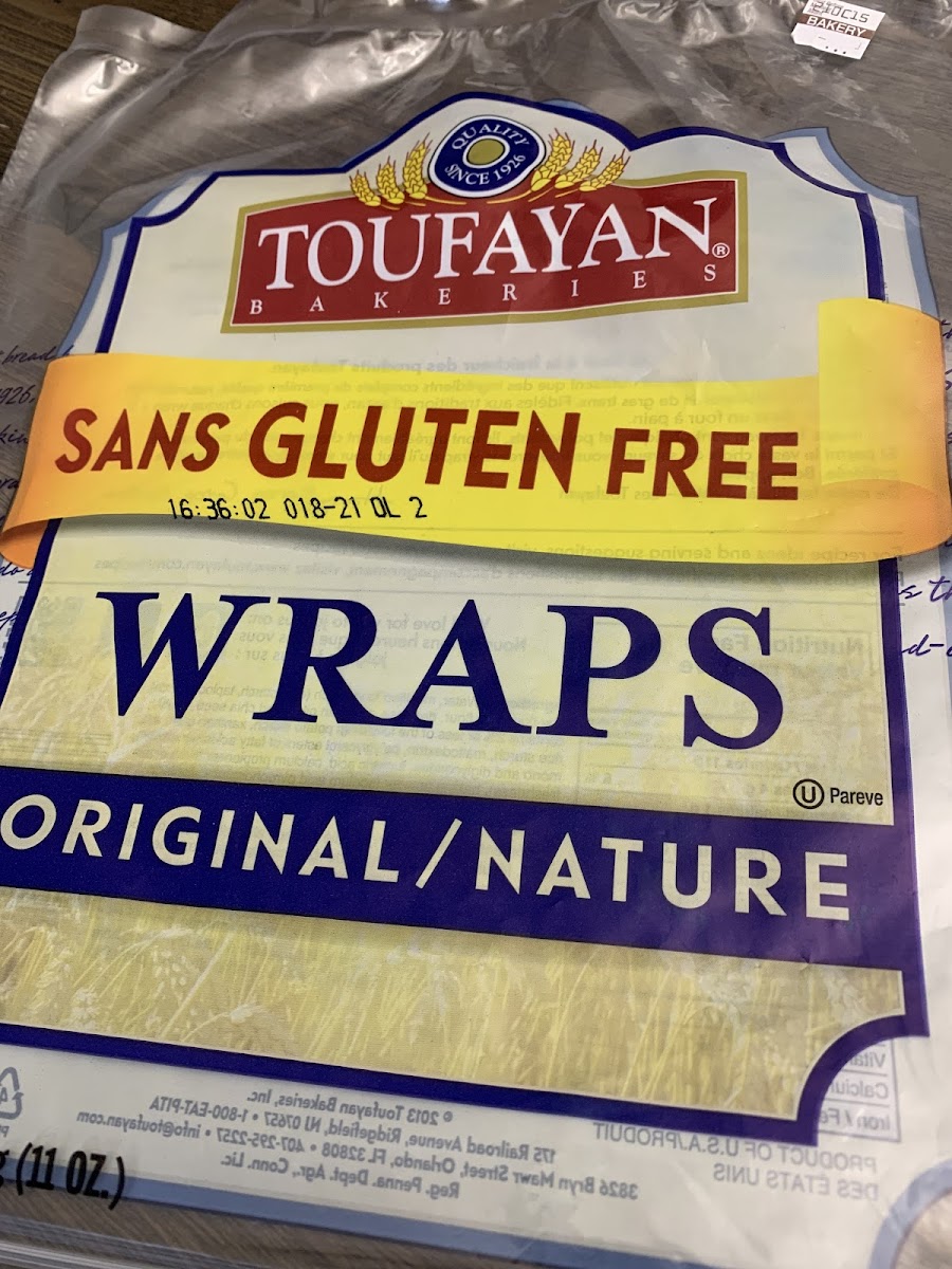 Gluten Free Wraps