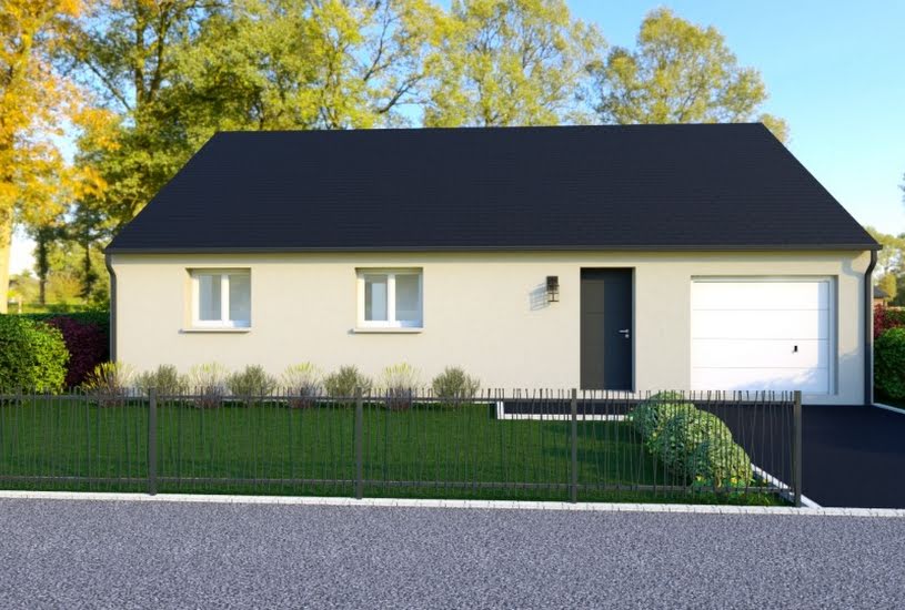  Vente Terrain + Maison - Terrain : 872m² - Maison : 90m² à Château-Renault (37110) 