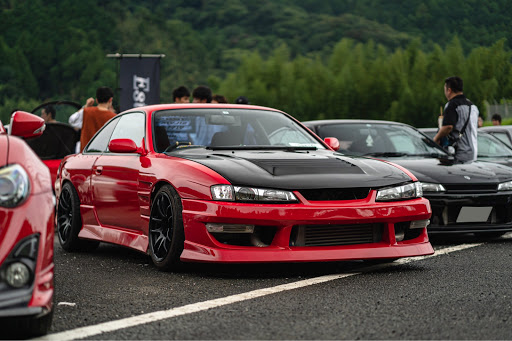 シルビア S14 前期のシルビア S14 ドリフト 赤い車 女性オーナーに関するカスタム メンテナンスの投稿画像 車のカスタム情報はcartune