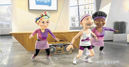 JERKED: Popular advertisements featuring 'The Wongies', as the elderly Felicia, Noelene and Frans are known, are being pulled by short-term lender Wonga, which believes its market has 'grown up'