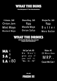 What The Buns menu 2