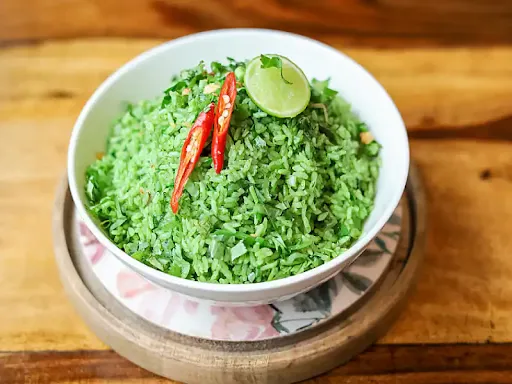 Stir Fried Green Coriander Rice