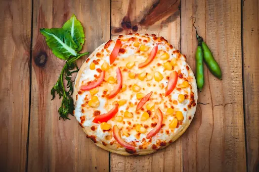 Tomato And Corn Pizza