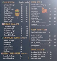 Jbt- Jaipur Burger Truck menu 1