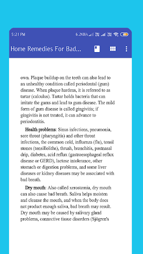 Home Remedies For Bad Breath Halitosis