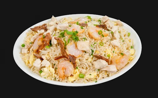 Mixed Meat And Egg Fried Rice