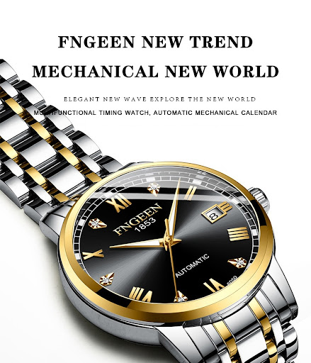 Title 25, Automatic Mechanical Watch Belt Style Business ...
