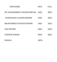 Anam Chicken Corner menu 1