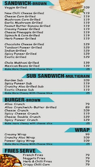 Mr Sandwich menu 3