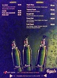 Urvasi Inn Restaurant menu 1