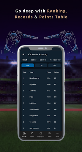 Screenshot Max Cricket Live Line