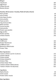 Gharwali Feeling menu 1