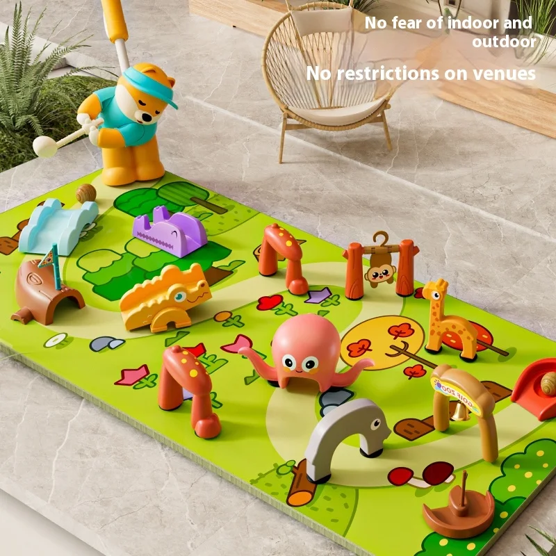 Children's Educational Golf Toys for Concentration Training Improves Coordination Develops Skills Fun Golf Game for Kids