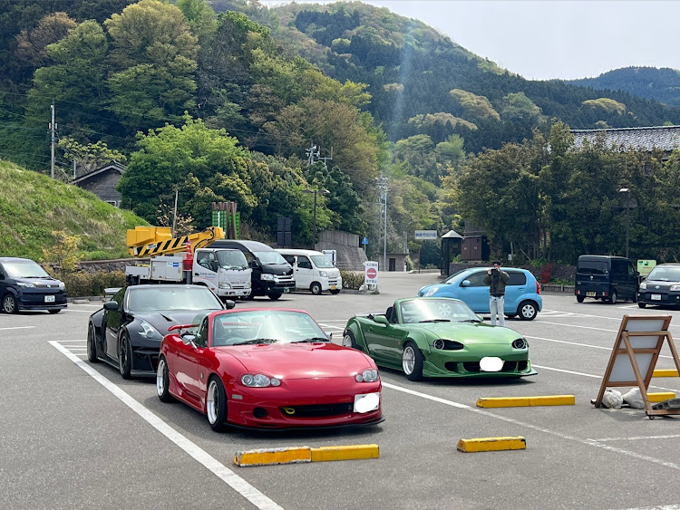 ロードスターのFRC/GF/FVC・Funky Roadster Club・念願のローリングショット・おはエンの翌日・安定の助手席に関するカスタム事例の投稿画像5枚目