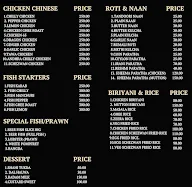 Taj Restaurant menu 3
