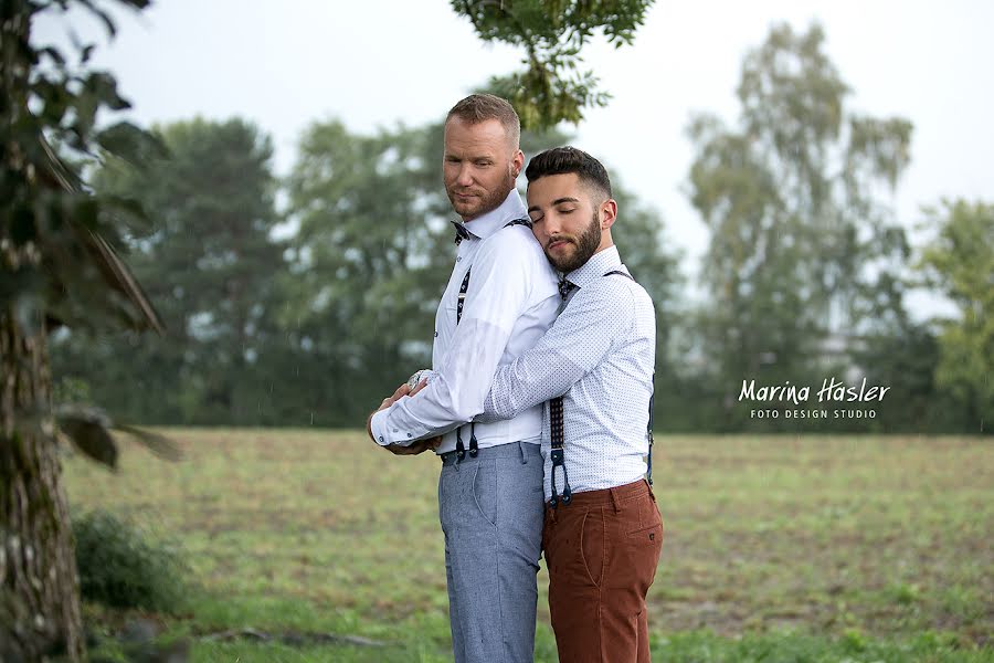 Fotografo di matrimoni Marina Hasler (marina). Foto del 1 marzo 2019