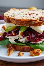 Turkey, Cranberry, Brie and Pear Sandwiches with Avocado and Bacon was pinched from <a href="https://www.closetcooking.com/turkey-cranberry-brie-and-pear/" target="_blank" rel="noopener">www.closetcooking.com.</a>