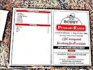 Bobby Punjabi Rasoi menu 1